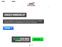 Tablet Screenshot of 1hourautoglass.com